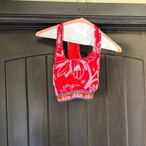 Adidas Scarlet Floral Sports Top